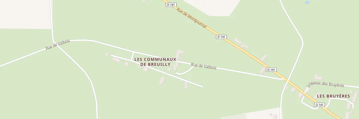Plan du 18 Rue de Valbois à Cesset