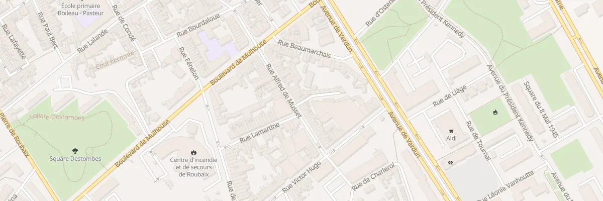 Plan du 35 Rue Alfred de Musset à Roubaix