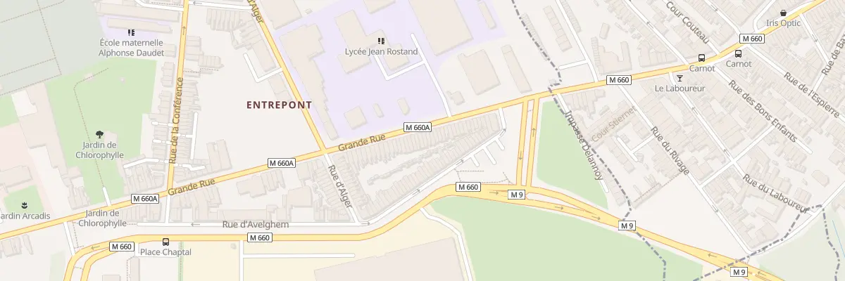 Plan du 352 Grande Rue à Roubaix
