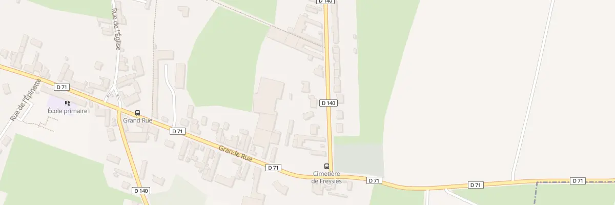 Plan du 254 Rue du Marais à Fressies