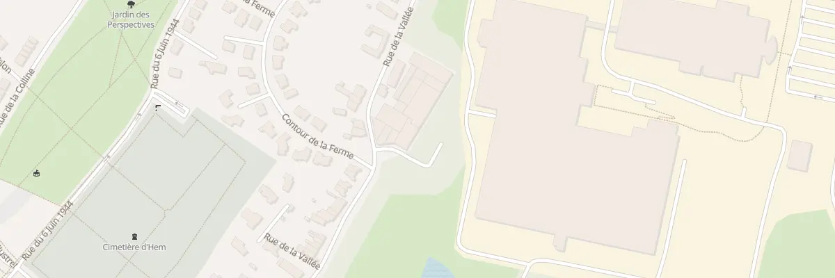 Plan du 120B Rue de la Vallee à Hem