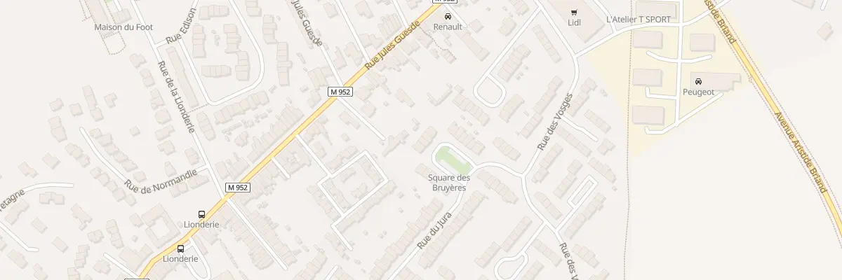 Plan du 9 Sq des Bruyeres à Hem