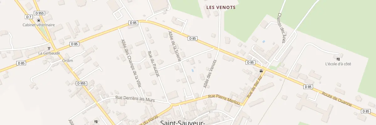 Plan du 8 All de la Scierie à Saint-Sauveur-en-Puisaye