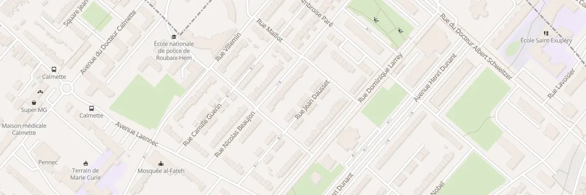 Plan du 160 Rue Nicolas Beaujon à Hem