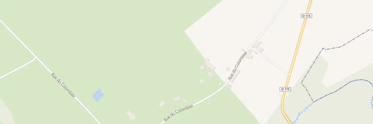 Plan du 10 Rue du Colombier à Fourilles