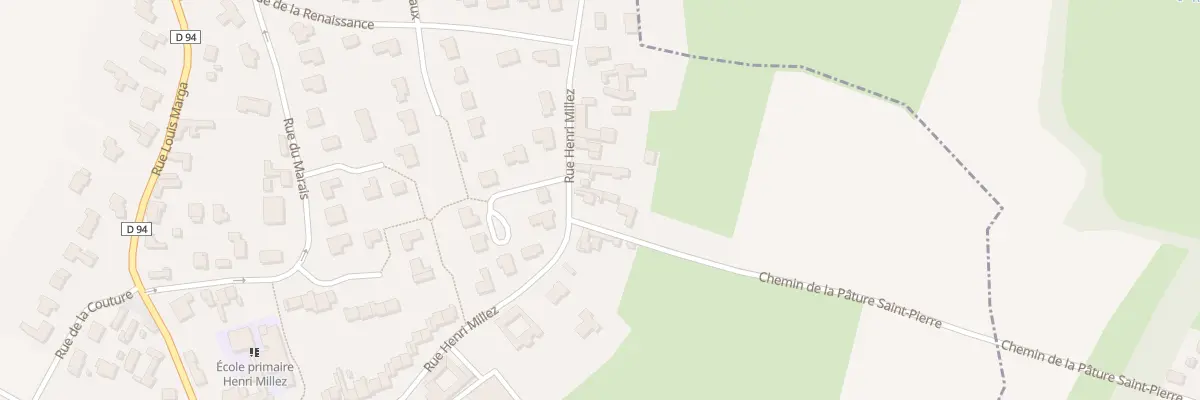 Plan du 362 Rue Henri Millez à Louvil