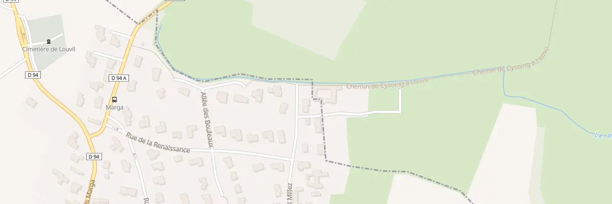 Plan du 538 Rue Henri Millez à Louvil