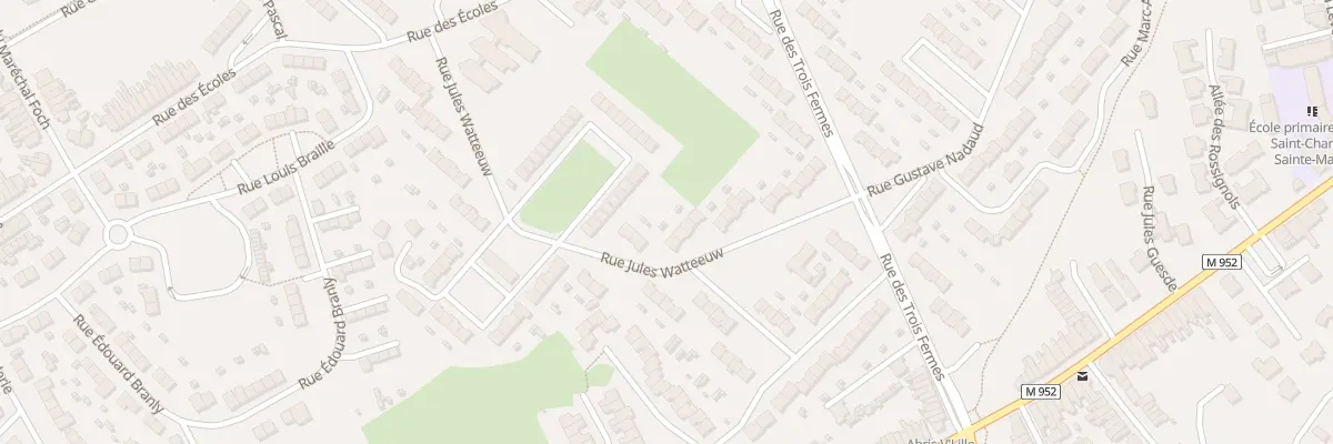 Plan du 59 Rue Jules Watteeuw à Hem