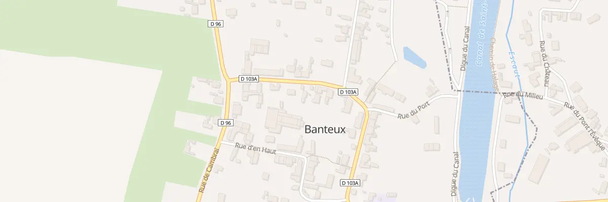 Plan du 657 Rue du Milieu à Banteux