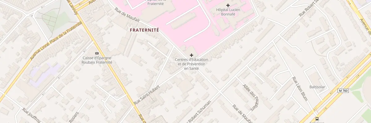Plan du 84 Rue de Maufait à Roubaix