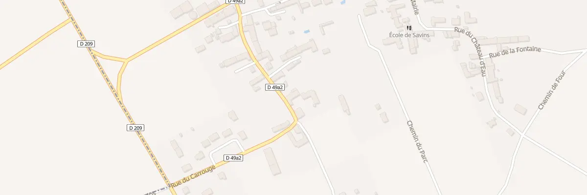 Plan du 35 Rue du Carrouge à Savins