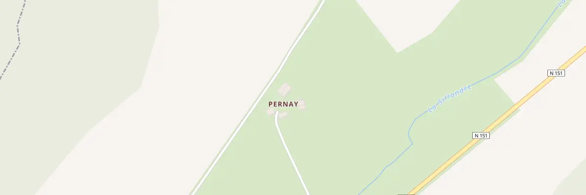 Plan du 2 Rte de Vezelay à Nannay