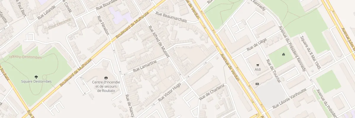 Plan du 53 Rue Alfred de Musset à Roubaix