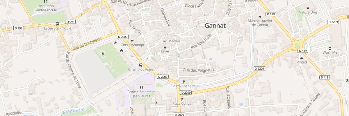 Plan du 106 Gr Grande Rue à Gannat