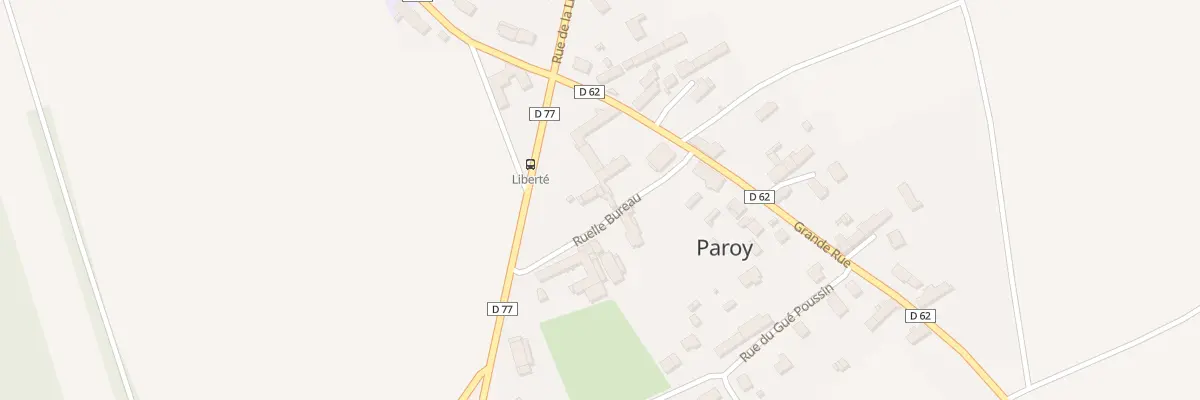 Plan du 1 Rle Bureau à Paroy