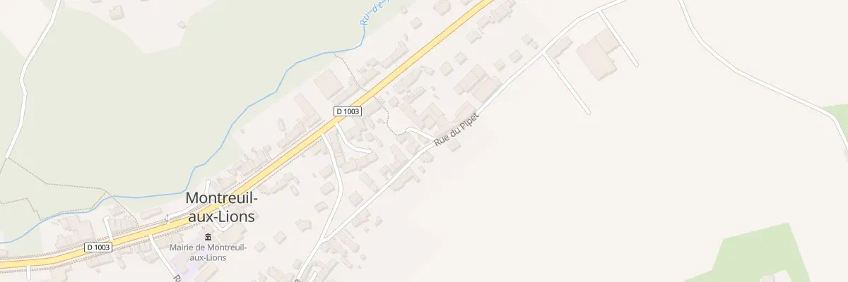 Plan du 9B Rue du Pipet à Montreuil-aux-Lions