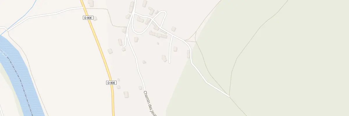 Plan du 20 Che de la Montagne au Cerf à Sainte-Aulde
