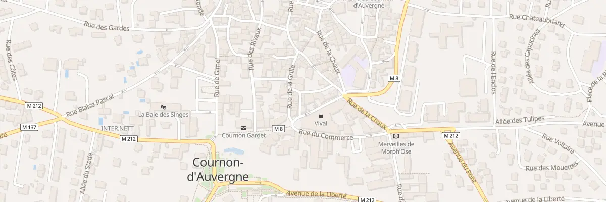 Plan du 7 Rue des Gras à Cournon-d’Auvergne