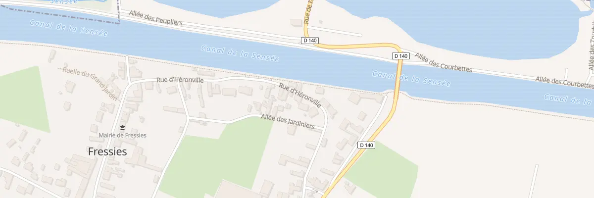 Plan du 264 Rue d’Heronville à Fressies