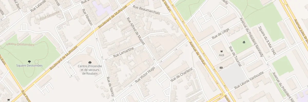 Plan du 61 Rue Alfred de Musset à Roubaix