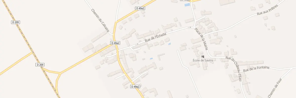 Plan du 5 Imp de l’Échelle à Savins