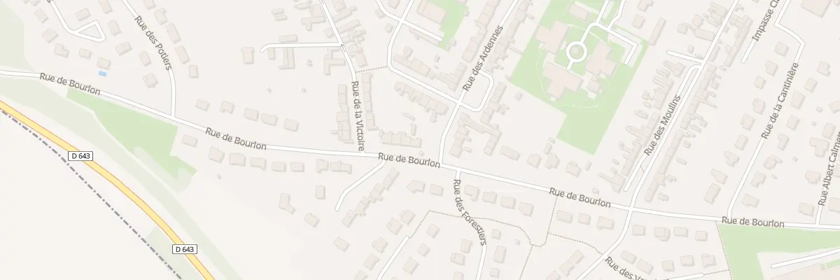 Plan du 861 Rue de Bourlon à Raillencourt-Sainte-Olle