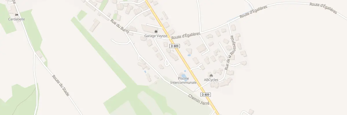 Plan du 11 Lot Les Condamines à L’Hospitalet-du-Larzac