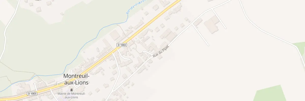 Plan du 11 Rue du Pipet à Montreuil-aux-Lions