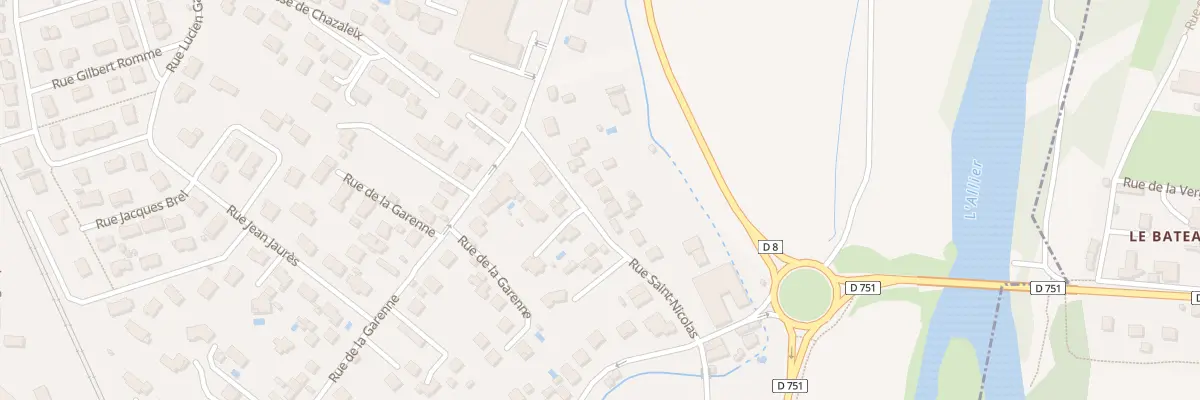 Plan du 12 Rue St Nicolas aux Martres-de-Veyre
