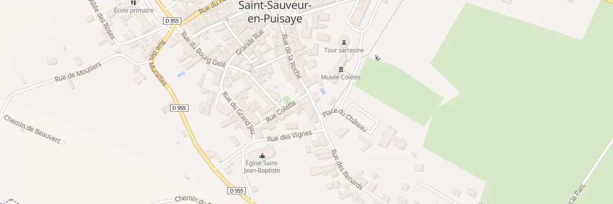 Plan du 16 Rue de la Roche à Saint-Sauveur-en-Puisaye