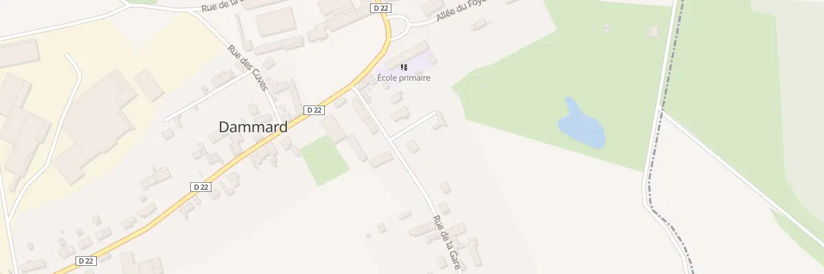 Plan du 5 Rue de la Gare à Dammard