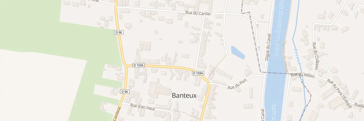 Plan du 632 Rue du Milieu à Banteux