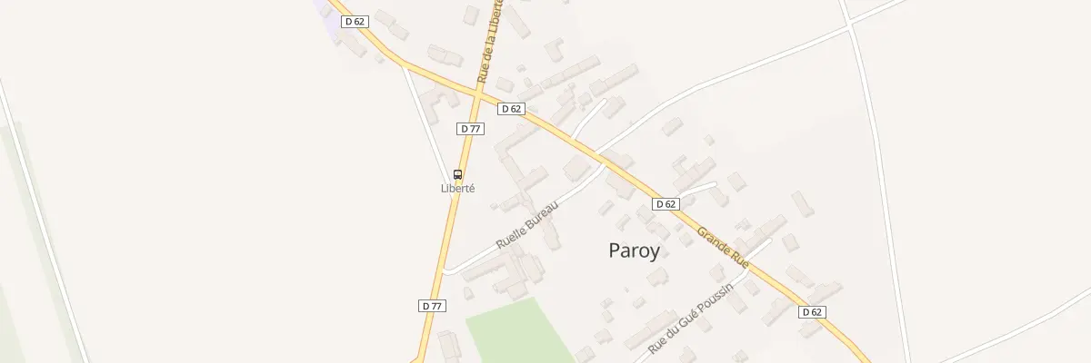Plan du 6 Rue Grande à Paroy