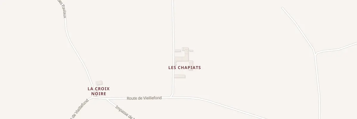 Plan du 5025 Les Chapiats à Laféline