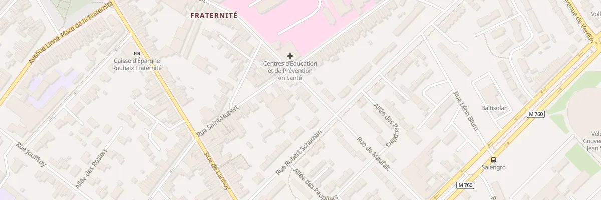 Plan du 112 Rue de Maufait à Roubaix
