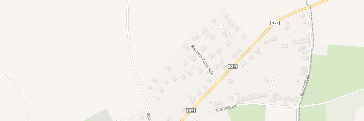 Plan du 7 Rue de la Petite Sole à Dammard