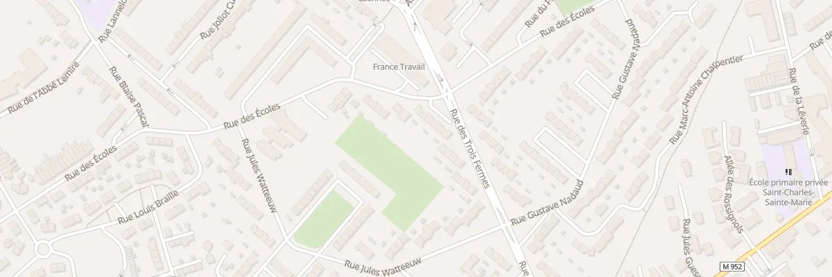 Plan du 41 Rue des Trois Fermes à Hem