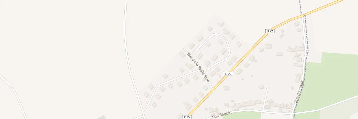 Plan du 38 Rue de la Petite Sole à Dammard