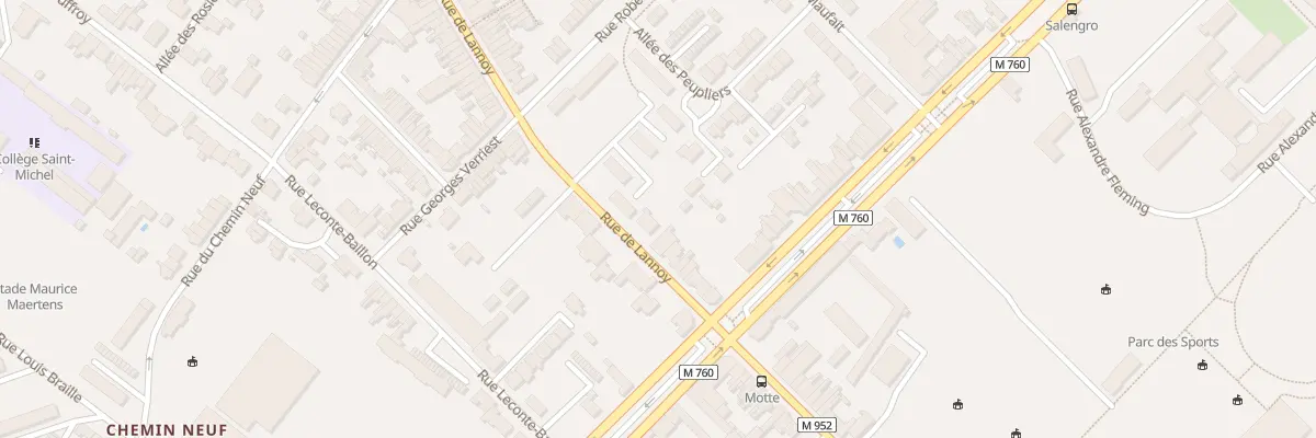 Plan du 549 Rue de Lannoy à Roubaix