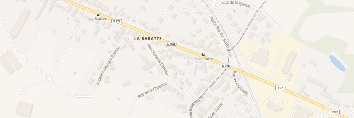 Plan du 21 Fg de la Baratte à Nevers