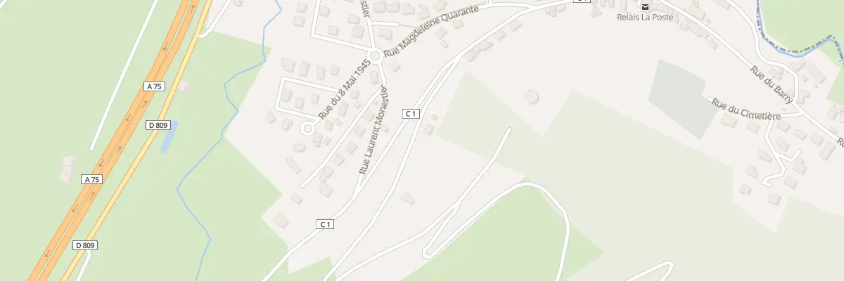 Plan du 3 Le Balistre à Banassac-Canilhac