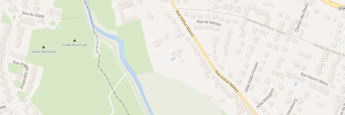 Plan du 10 Rue Arthur Bearez à Chéreng