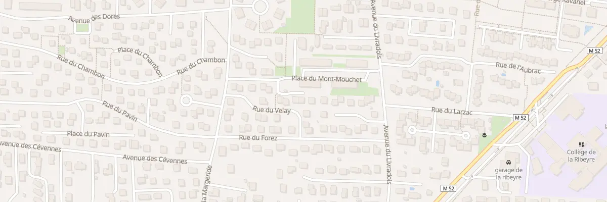 Plan du 18 Rue du Mont-Mouchet à Cournon-d’Auvergne