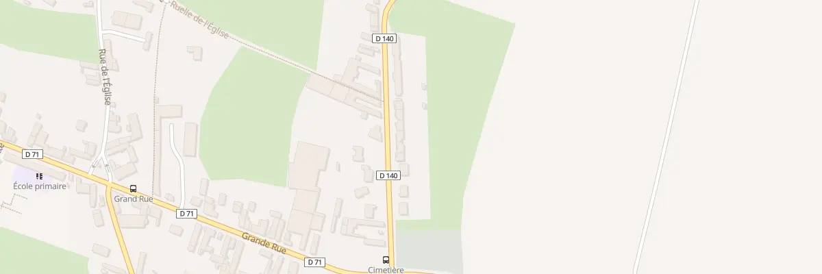 Plan du 207 Rue du Marais à Fressies