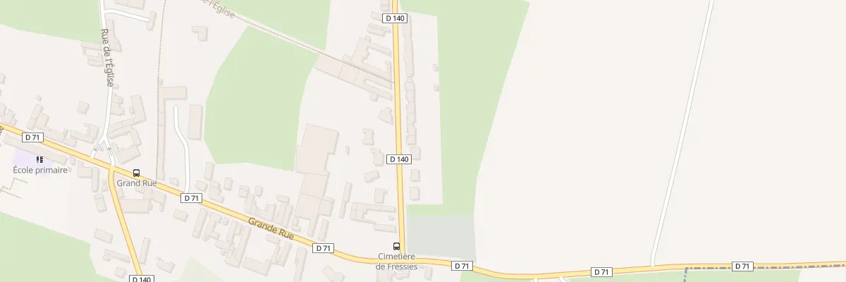 Plan du 231 Rue du Marais à Fressies