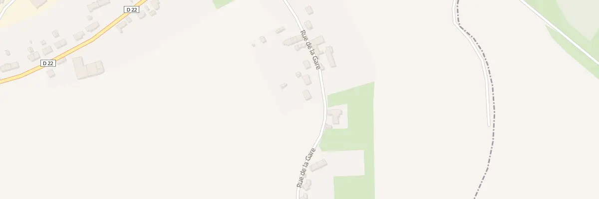 Plan du 12 Rue de la Gare à Dammard