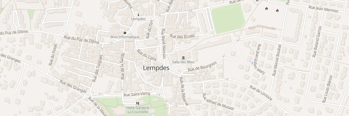Plan du 1 Pl Charles de Gaulle à Lempdes