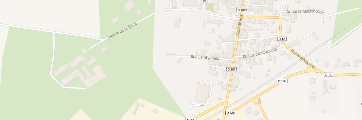 Plan du 13 Rue St James à Aigueperse