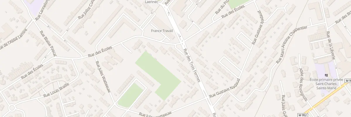 Plan du 39 Rue des Trois Fermes à Hem