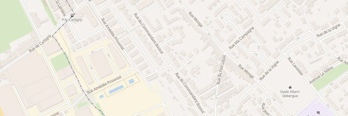 Plan du 154 Rue du Commandant Bossut à Wattrelos